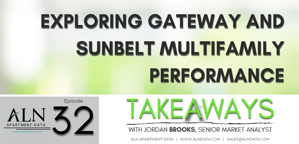 Takeaways - March 2023, Exploring Gateway and Sunbelt Multifamily Performance