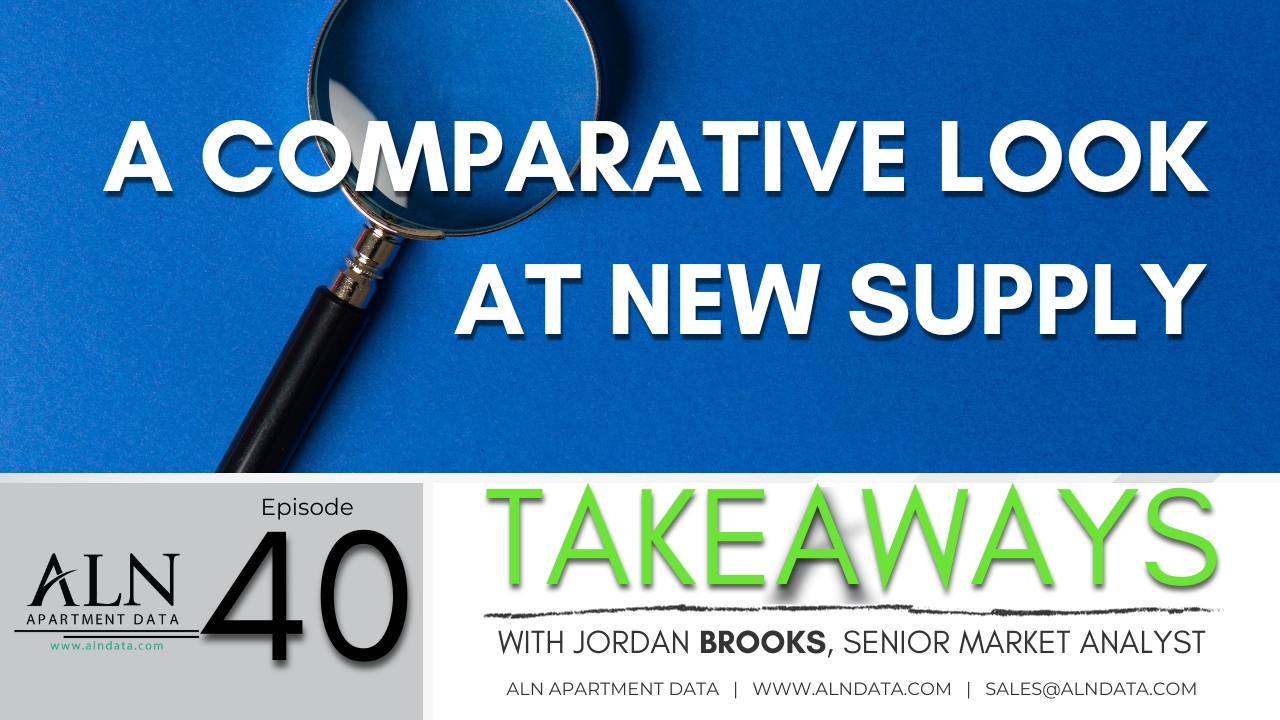Takeaways November 2023, A Comparative Look at New Supply