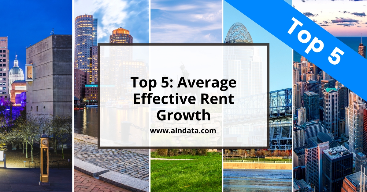 Top 5: Average Effective Rent Growth